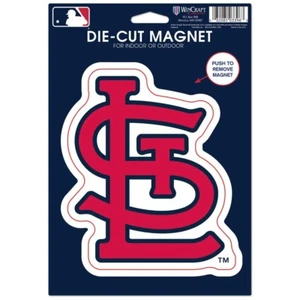 St. Louis Cardinals 6.25x9 Inch Die Cut STL Logo Magnet - Picture 1 of 1