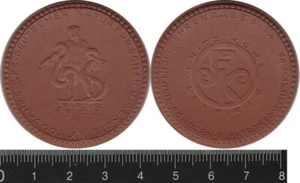 Germany: 1922 Centenary of Naturalist U Aertzte medal porcelain, Notgeld - Picture 1 of 1