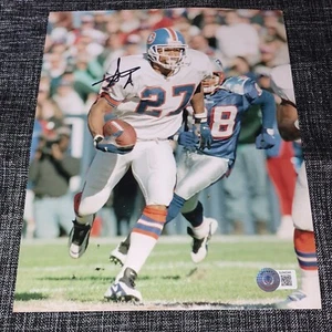 STEVE ATWATER AUTOGRAPH SIGNED 8X10 PHOTO DENVER BRONCOS HOF BECKETT BAS COA - Picture 1 of 1