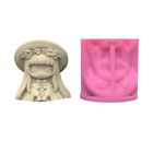 Flowerpot Mold Girl Shaped Concrete Molds DIY Vase Molds Silicone Clay Mold DIY
