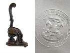 Rare Antique United States Naval Order New York Commander 1896 Seal Press Stamp