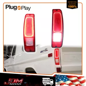 FOR 1967-1972 FORD F100/F250/350 TRUCK & 1966-1977 BRONCO LED TAIL LIGHTS LAMPS - Picture 1 of 11