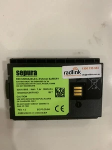 New Battery For SEPURA SC2020 SEPURA SC2024 SEPURA SC21 SEPURA STP8000 1880mAh - Zdjęcie 1 z 1