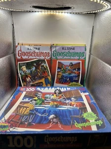 Vintage Lot of 6 Goosebumps Paperback Books 1st Edition R.L. Stine With Puzzle - Picture 1 of 24