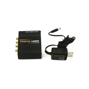 Component to HDMI Scan Konverter YPbPr-HDMI - schwarz - Bild 1 von 1
