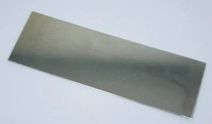 Hoja de plata níquel 18ga 6"" x 2"" 1,02 mm de espesor - Imagen 1 de 1