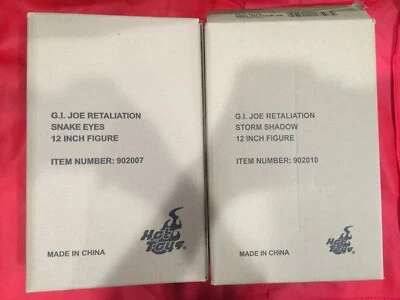 HOT TOYS G.I. Figura 1/6 Joe Retaliation SNAKE EYES MMS192 + STORM SHADOW MMS193 Foto 1 de 4