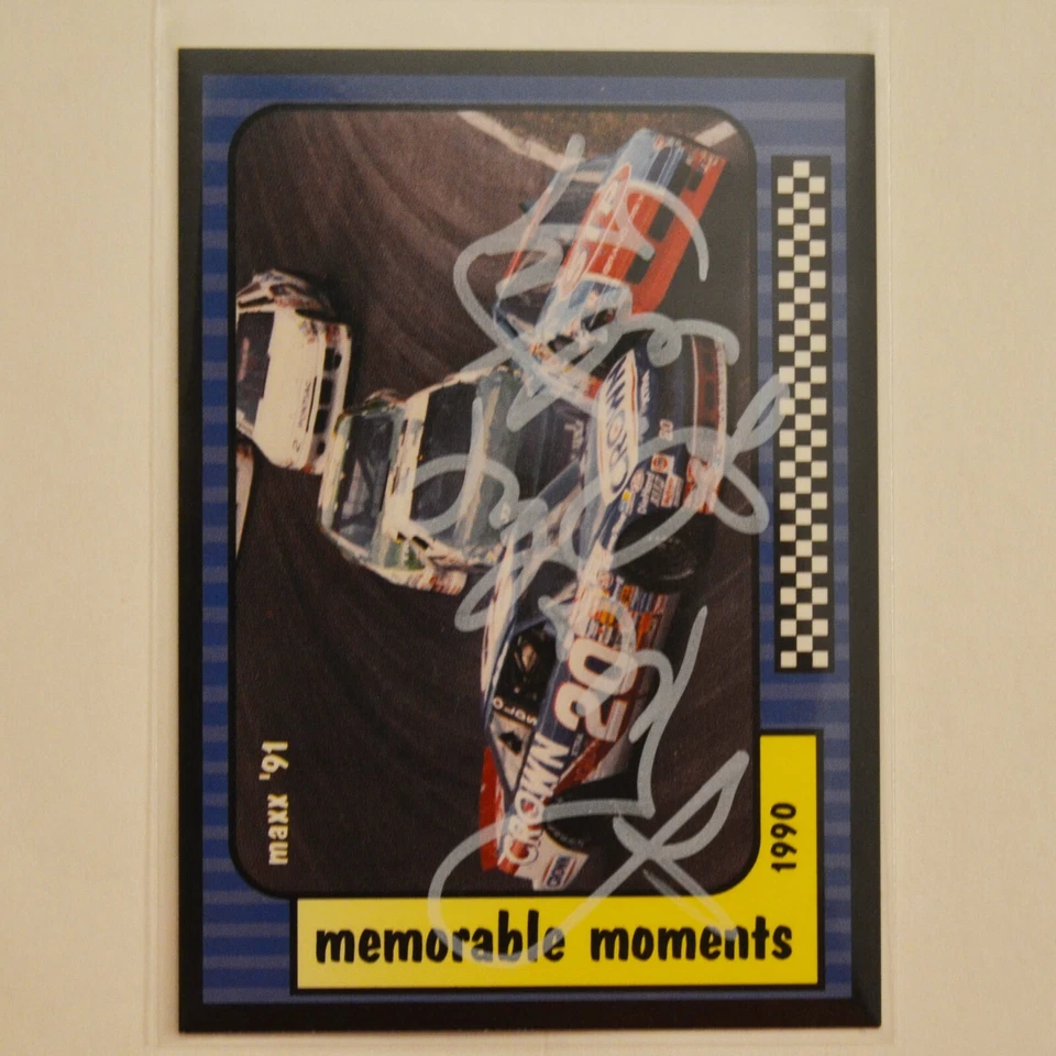 1991 Maxx Racing NASCAR Autograph Signed #s 101-240 - Complete Your Set U Pick - Image 1 of 1