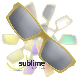 POLARIZED Metallic Silver Mirror Replacement Lenses For Oakley Twitch - Picture 1 of 5