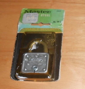 Vintage Master Wrought Steel Padlock No. 55-D - Picture 1 of 2