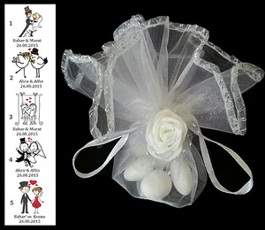 20x Nikah Sekeri Dügün Gastgeschenke Hochzeit Mevlüd Verlobung Kina Söz Bebek