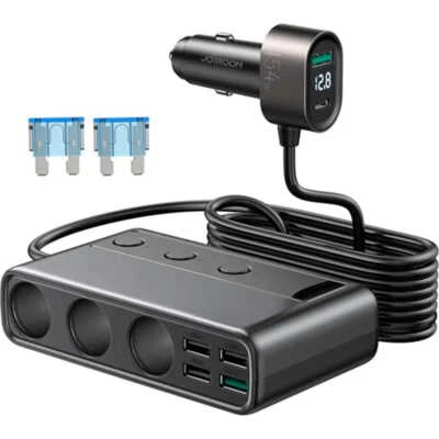 Autoladegerät 154W 9in1 USB-C PD / 5xUSB-A QC / 3x Zigarettebuchse Joyroome - Bild 1 von 4