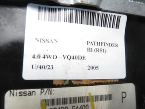 Centralina comfort Nissan Pathfinder III R51 284B0EA400 2005 18318477 - Foto 1 di 9