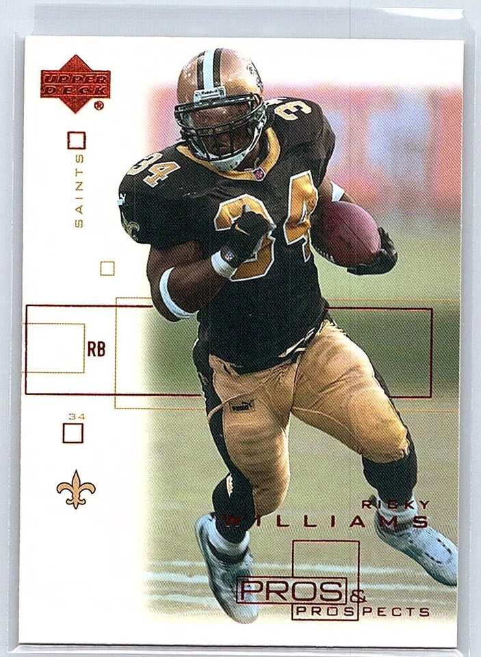 2001 Upper Deck Pros & Prospects #54 Ricky Williams - Image 1 of 2