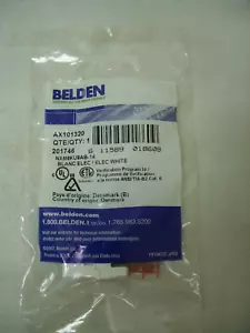 Módulo Jack Belden AX101320 Categoría-6A 8 Posiciones KeyConnect RJ45 Blanco NUEVO - Imagen 1 de 6