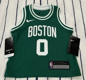 Nike Boston Celtics Jayson Tatum #0 KLEINKIND Größe 2T grün Swingman Trikot neu mit Etikett - Bild 1 von 4