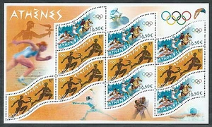 2004 FRANCIA FOGLIETTO OLIMPIADI DI ATENE MNH ** - G - Imagen 1 de 1