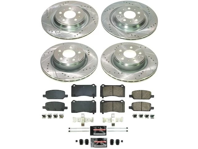 Front and Rear Brake Pad and Rotor Kit For 2017-2021 Tesla 3 2018 2019 TB482FQ - Image 1 of 1