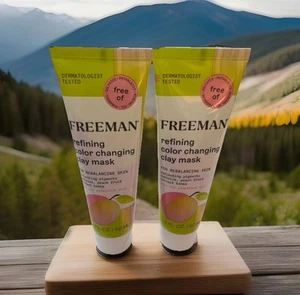 Freeman Beauty - Refining Color Changing Clay Mask 2fl oz /60ml (Set of 2 Pack) - Picture 1 of 5