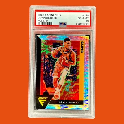 2020 PANINI FLUX PULSAR PRIZM #140 DEVIN BOOKER SUNS PSA 10 GEM MINT POP 30 - Imagem 1 de 2