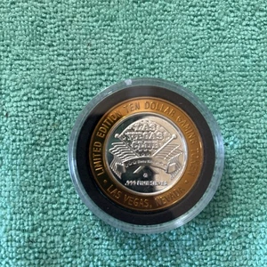 Limited Edition 10 $ Dollar Gaming Token .999 Silber - Bild 1 von 2