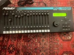Peavey PC 1600 16-Fader MIDI Controller And New Adapter Included. - Picture 1 of 7