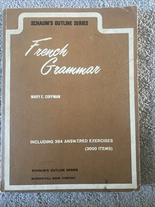 Schaum's Outline Series French Grammer Mary E Coffman 1973 - Picture 1 of 10