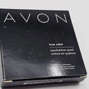 Avon Denim Blues True Color Lidschatten Quad (2009) New Old Stock mit Box - Bild 1 von 3