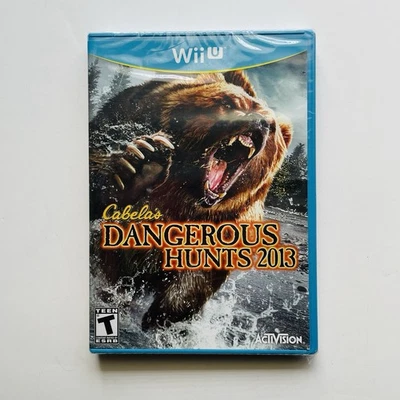 Cabela's Dangerous Hunts 2013 (2012) Nintendo Wii U Factory Sealed - Image 1 of 2