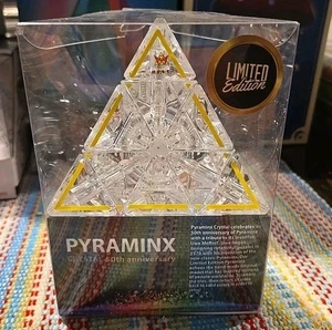 Meffert's Puzzles Pyraminx Crystal 50th Anniversary Limited Edition Uwe Meffert - Picture 1 of 1