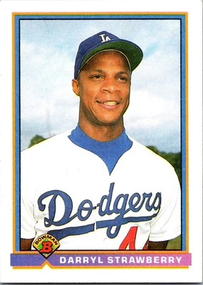 1991 Bowman #609 Darryl Strawberry - Image 1 of 2