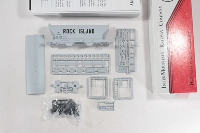 HO Intermountain Hobby Rock Island 2-Bay ACF Covered Cement Hopper #12400 New Kt - Image 1 of 4