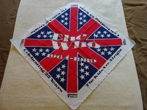 The Who Pete Townshend signed / handsigniert neu 1989 Tour Bandana mit JSA COA - Bild 1 von 3