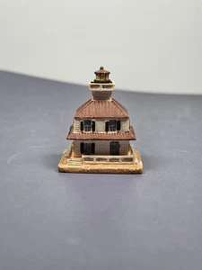 Lenox Miniature Lighthouse Thimble Figurine New Canal Lighthouse Louisiana - Picture 1 of 8
