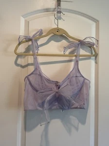NWT XL Urban Outfitters Out from Under Lilac Corset Bra Top Size Extra Large - Picture 1 of 6