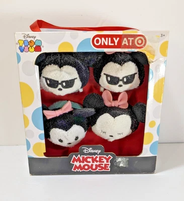 Disney Tsum Tsum Mickey y Minnie Mouse paquete de 4 exclusivo de Target Foto 1 de 4