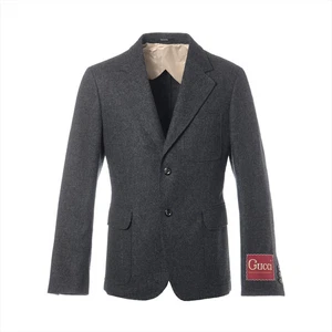 GUCCI Wool Tailored Jacket 46 Men's Gray 639029 - Picture 1 of 7