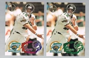 Lot of 2 ROB JOHNSON #XT434 Jaguars / usc  1995 stadium club members only - Picture 1 of 1