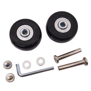 US Stock 2Set OD 43mm Luggage Suitcase Replacement Wheels Axles Repair Wrench