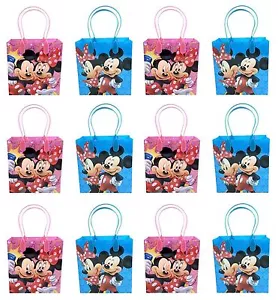 12 pz Disney Topolino e Minnie Topolino Festa di Compleanno Favore Goody Candy Loot Borsa Regalo - Foto 1 di 2