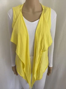 Vigorella Aussie Made Yellow Cotton Nylon Stretchy Open Vest One Size - Picture 1 of 12