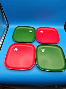 Tupperware 4 Weihnachtsfeiertage MITTAGESSENSTELLER 8"  - Bild 1 von 5