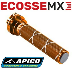 KTM SX85 SX125 SX150 SX250 2017-2022 Apico Metal Throttle Tube Orange EXC XC - Picture 1 of 6