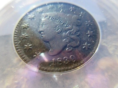 1830 N-6 R4 Medium Letters Rev. ANACS VF-20 Choice! - Image 1 of 4