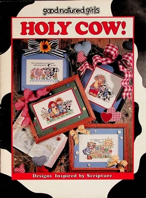 Holy Cow Cartoons Fun Cross Stitch Patterns By Good Nature Girls - Image 1 of 4
