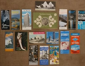 Very Vintage 1969 Lot Sydney Brochures, Opera House Construction & Zoo Book - Picture 1 of 12