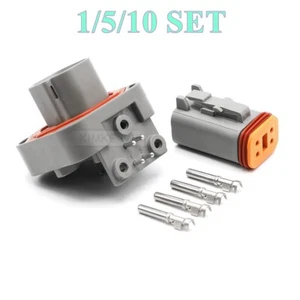 Kit conector macho y hembra panel PCB serie DT13/06 4 pines Deutsch DT13-4P/DT06-4S - Imagen 1 de 5