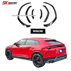 FOR LAMBORGHINI URUS CARBON FIBER WHEEL EYEBROW ARCH TRIM FENDER FLARE NEW STYLE - Picture 1 of 16