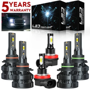 Faros LED altos bajos antiniebla para Honda Civic 2006-2012 2013 2014 2015 - Imagen 1 de 22