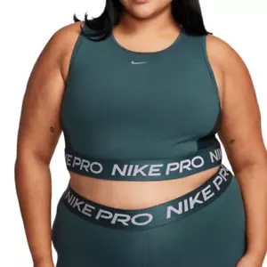 Nike Plus Size Dri-Fit Cropped Tank Top Deep Jungle/metallic Silver 3X - Bild 1 von 8
